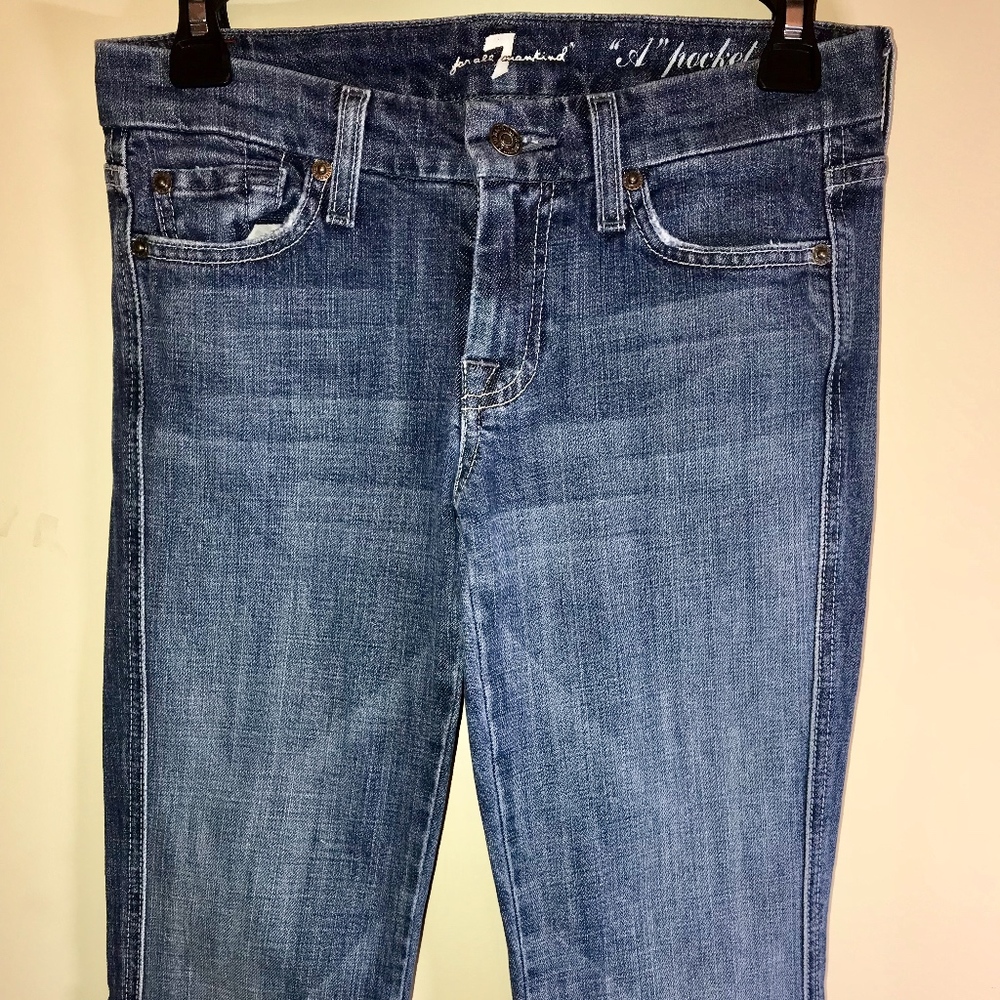 7 For All Mankind Blue Jeans